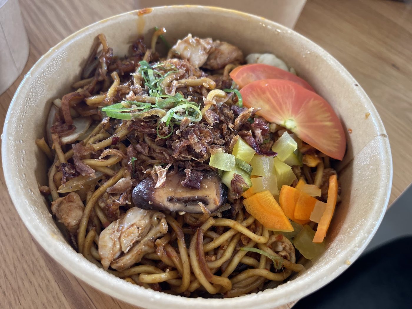 A close look at the food